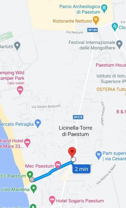 Appartamento Casa vacanze mare di Paestum Esterno foto